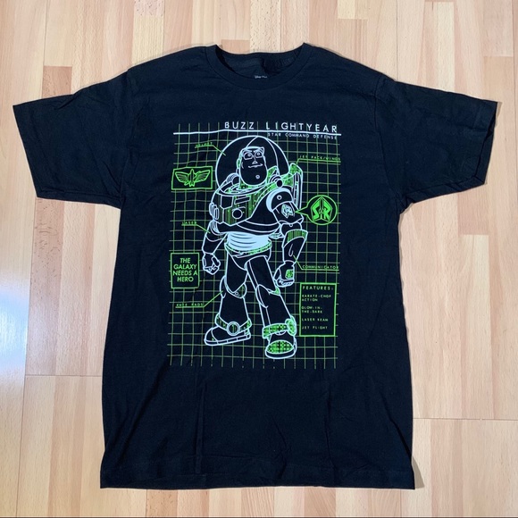 Toy Story Buzz Lightyear Schematic Tee Medium - Picture 1 of 4